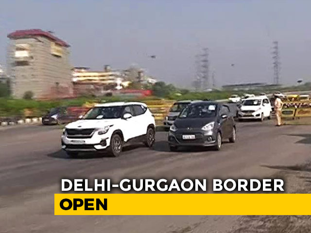 Haryana Opens Delhi-Gurgaon Border After Centre's New Lockdown Guidelines