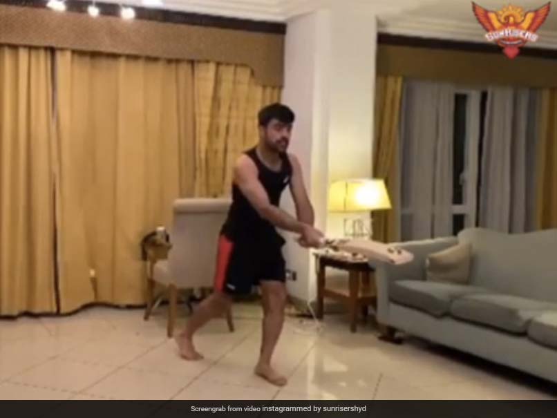 Watch: Rashid Khan Copies Steve Smith, SunRisers Hyderabad Share Video