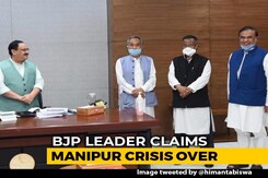 BJP Says Manipur Crisis Over After 4 MLAs Of Upset Ally Meet Amit Shah BJP Says Manipur Crisis Over After 4 MLAs Of Upset Ally Meet Amit Shah