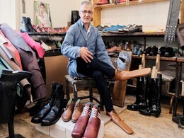 Romanian Cobbler Keeps People Apart With Size 75 Shoes Romanian Cobbler Keeps People Apart With Size 75 Shoes