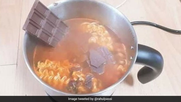 Twitter User Makes Chocolate Maggi And Netizens Want Him Blocked For The Bizarre Combination