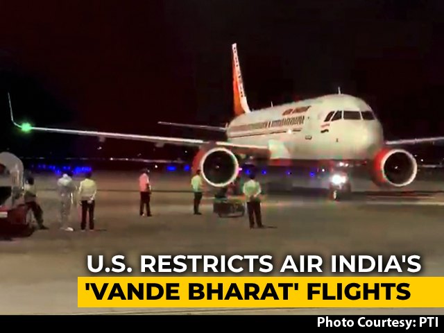 US Restricts Special Flights From India, Alleges "Unfair Practices"