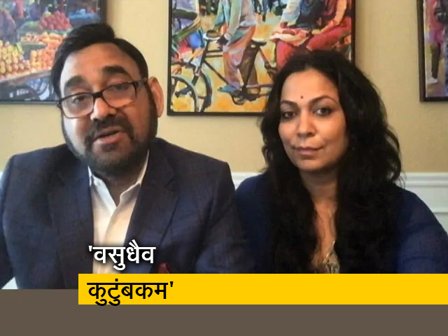 बॉस्टन में रहने वाले अमेरिकी समाजेसवी वंदना शर्मा और विवेक शर्मा ने भारतीय प्रवासियों का किया मदद