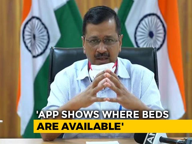 Arvind Kejriwal Launches "Delhi Corona" App For Info On Hospital Beds