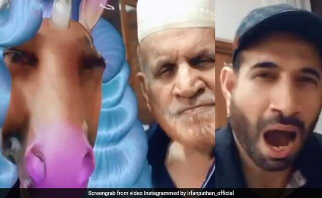 Irfan Pathan Latest Video with his father goes viral Watch Video Irfan Pathan Latest Video with his father goes viral Watch Video