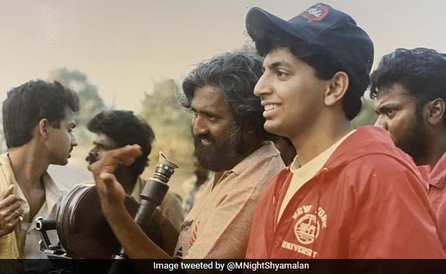 M Night Shyamalan At 21, Making His First Film In Chennai. It Ran For 2 Weeks