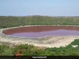 Team Of Scientists To Examine Why Maharashtra's Lonar Lake Has Turned Pink Team Of Scientists To Examine Why Maharashtra's Lonar Lake Has Turned Pink