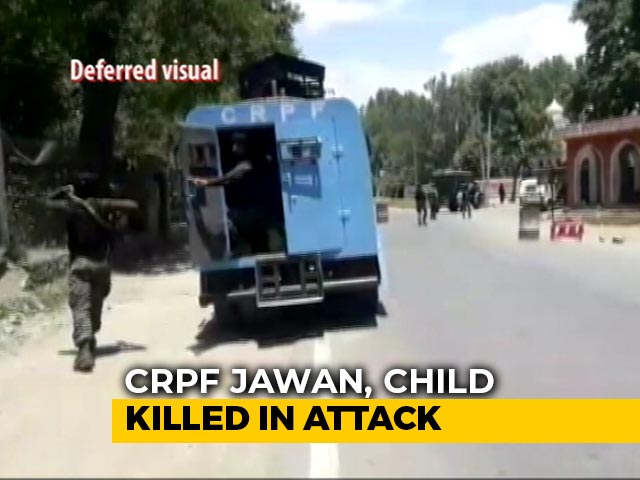 CRPF Jawan, Six-Year-Old Die In Terror Attack In J&K's Anantnag