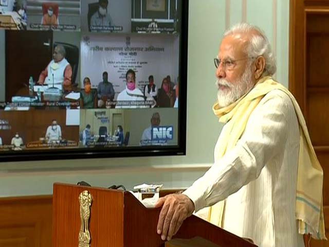 PM Modi Launches Rural Public Works Scheme