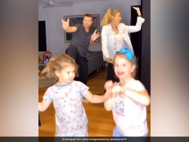 Watch: David Warner Teams Up With Wife, Daughters To Perform "Family Bhangra"