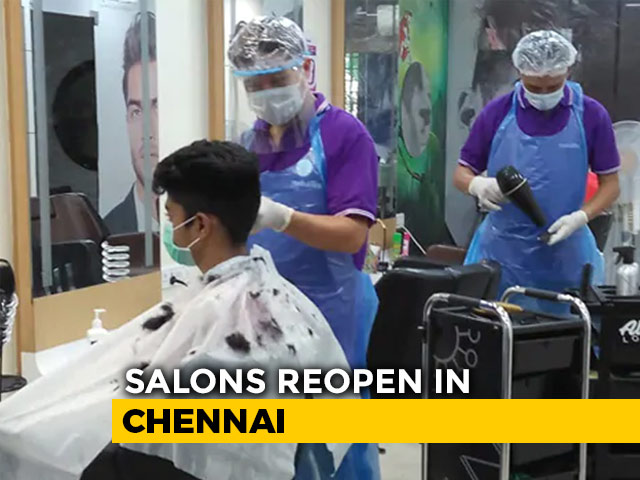 Chennai Salons Reopen After Two Months, Mask, Gloves, Apron And No AC