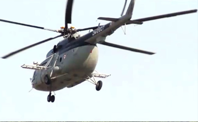 Air Force Develops Airborne Locust Control System On Mi-17 Helicopters