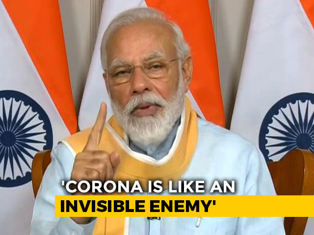"Virus May Be Invisible Enemy But Our Corona Warriors Are Invincible": PM