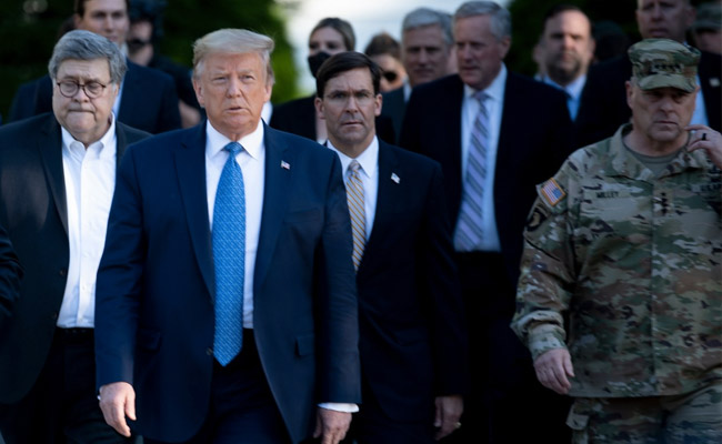 Top US General Sorry For Joining Trump Church Walk During Protests