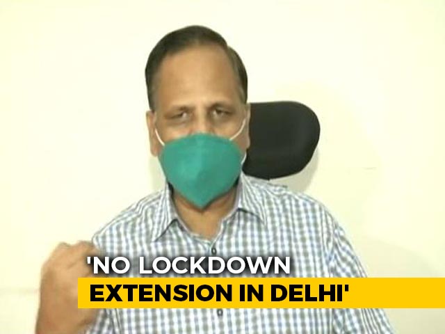 "Lockdown Will Not Be Extended": Delhi Minister Amid Spike In Virus Cases