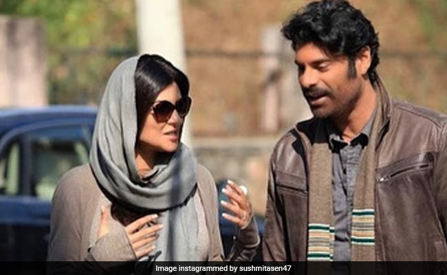 <I>Aarya</I>: Sushmita Sen Shares BTS Pics With Co-Star Sikandar Kher