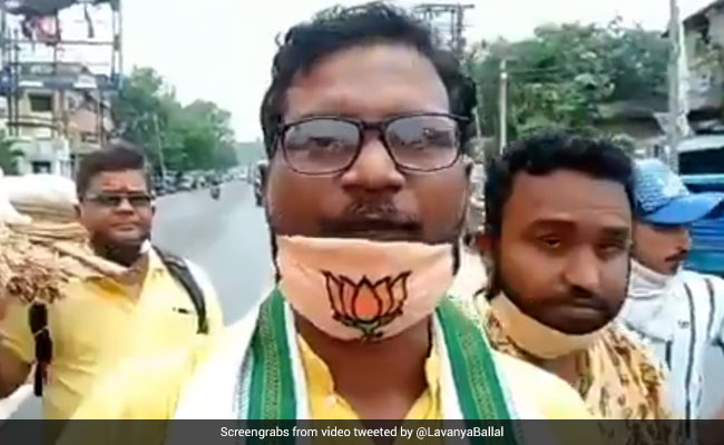 Bengal BJP Slams "Chinese PM Kim Jong Un" In Protest Against Ladakh Clash