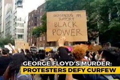 "Black Lives Matter" Chant Amid Massive Black Tuesday Protests In US "Black Lives Matter" Chant Amid Massive Black Tuesday Protests In US