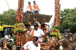 Social Distancing Rules Ignored At Karnataka Health Minister's Programme Social Distancing Rules Ignored At Karnataka Health Minister's Programme