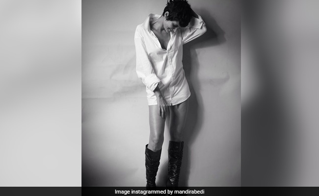 Dressed In Boots, Mandira Bedi Is "Gonna Walk All Over You"