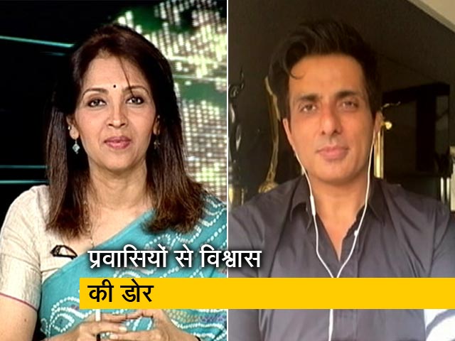 प्रवासियों के मददगार सोनू सूद की NDTV से ख़ास बातचीत