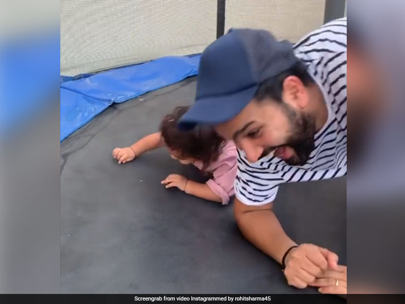 "These Days Are Not Coming Back": Rohit Sharma Shares Adorable Video With Daughter Samaira
