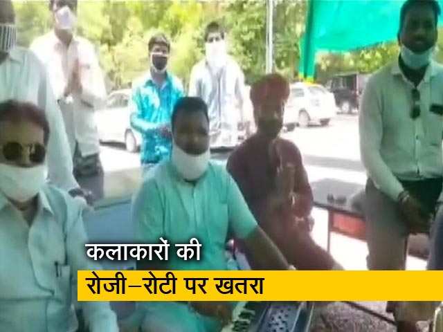 जोधपुर में लोक कलाकारों ने किया सुरीला विरोध