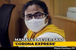 "Never Said Corona Express": Mamata Banerjee Parries Amit Shah Attack "Never Said Corona Express": Mamata Banerjee Parries Amit Shah Attack