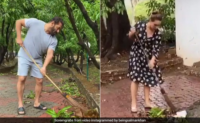 Trending: Salman Khan And Iulia Vantur Cleaning Panvel Farmhouse On World Environment Day