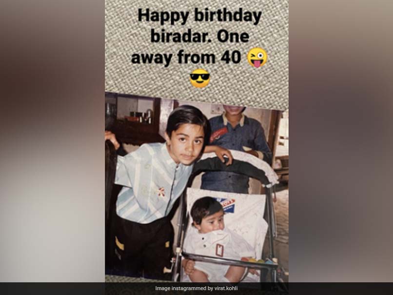 Virat Kohli Wishes His "Biradar" Vikas Happy Birthday With Childhood Picture On Instagram