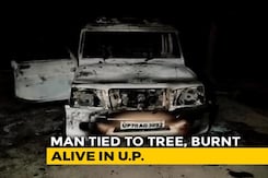 UP Man Dragged Out Of Home At Night, Tied To Tree, Burnt Alive UP Man Dragged Out Of Home At Night, Tied To Tree, Burnt Alive