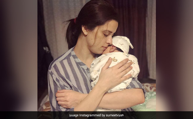 Sumeet Vyas Shares First Pic Of Baby Son Ved With Wife Ekta Kaul