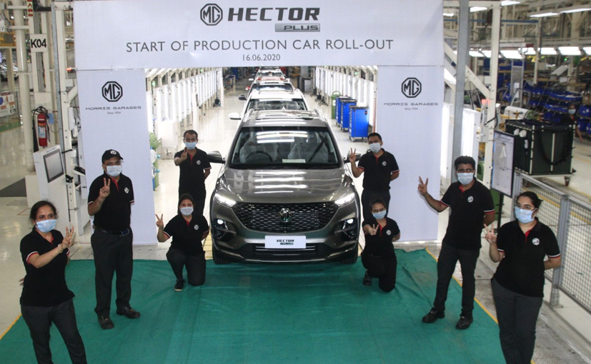 MG Motor India Begins Production Of Hector Plus SUV In India