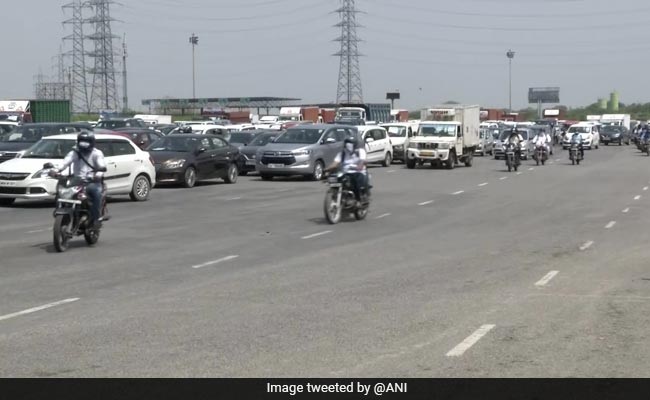 Traffic Jam At Delhi-Gurgaon Border, Hours After Haryana Declared It Open