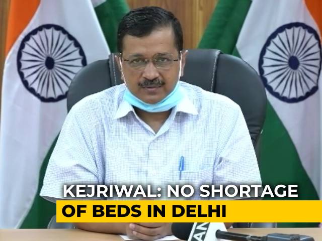 "No Shortage Of Beds In Hospitals In Delhi," Says Arvind Kejriwal