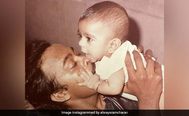 ICYMI: Chiranjeevi And Son Ram Charan In Priceless Vintage Pics