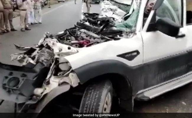 9 Killed In SUV-Container Truck Collision On Lucknow-Prayagraj Highway