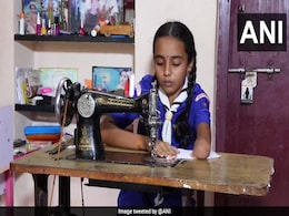 Karnataka 10-Year-Old, Born With One Hand, Stitches Masks For Students Karnataka 10-Year-Old, Born With One Hand, Stitches Masks For Students