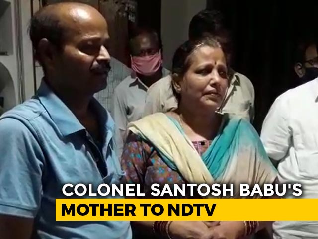 'Proud Of Him': Colonel Santosh Babu's Family To NDTV