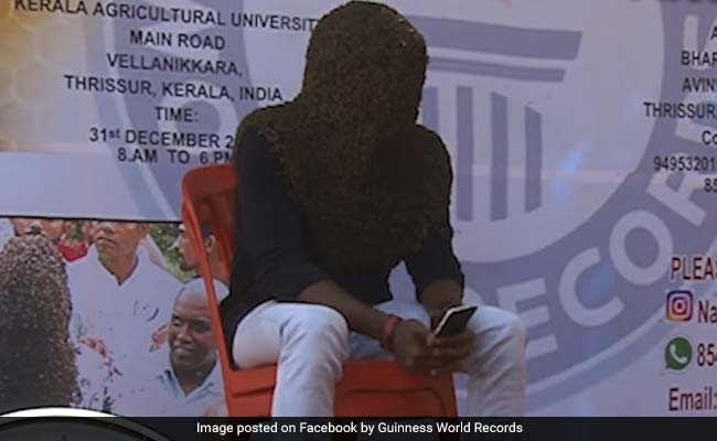 Meet The Kerala Man Who Spent Over 4 Hours With Head Covered In Bees, Set World Record
