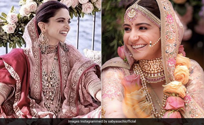 Anushka, Deepika And Other Sabyasachi Brides Who Wore Romantic Pastels