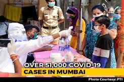 Mumbai, With 51,100 Coronavirus Cases, Crosses Wuhan Mumbai, With 51,100 Coronavirus Cases, Crosses Wuhan