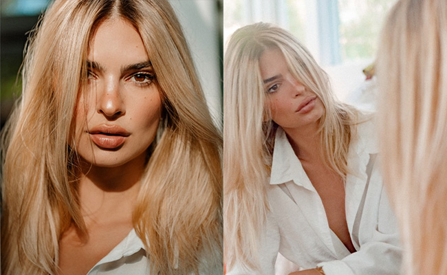 Emily Ratajkowski Says Bye To Brunette And Hello To Blonde