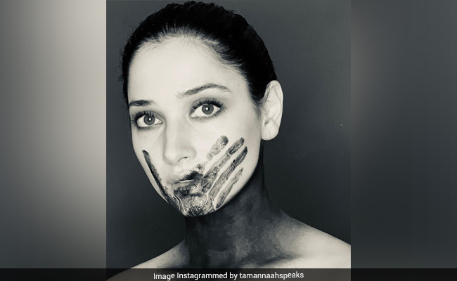 तमन्ना भाटिया ने कुछ इस तरह की फोटो पोस्ट कर पूछा सवाल, 'इंसान हो या जानवर क्या हर जिंदगी मायने नहीं...'