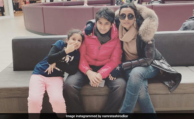 When Namrata Shirodkar Went Cycling In Germany With Son Gautham And Daughter Sitara