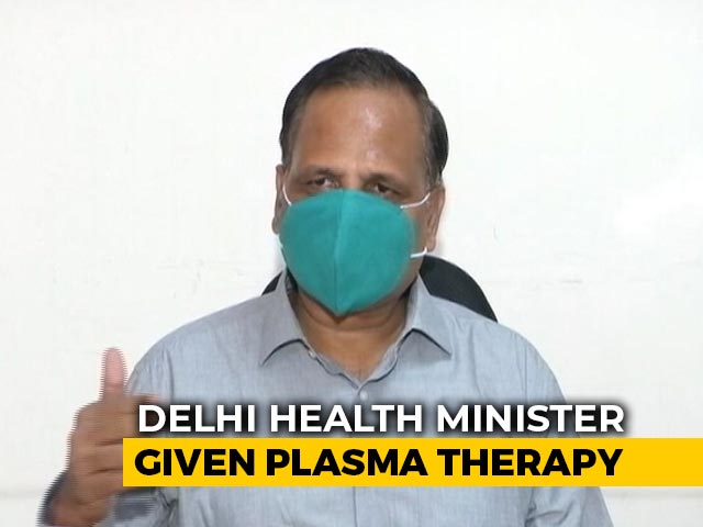 Delhi Health Minister's Condition Improves After Plasma Therapy