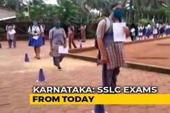 Masks, Distancing In Classrooms For Karnataka Class 10 Exams Today Masks, Distancing In Classrooms For Karnataka Class 10 Exams Today