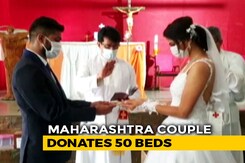 Newly-Wed Couple Donates 50 Beds To COVID-19 Care Centre In Maharashtra Newly-Wed Couple Donates 50 Beds To COVID-19 Care Centre In Maharashtra