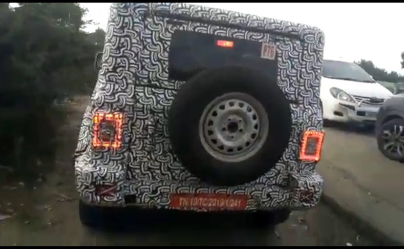 Mahindra Thar Diesel Automatic Spotted Testing Mahindra Thar Diesel Automatic Spotted Testing