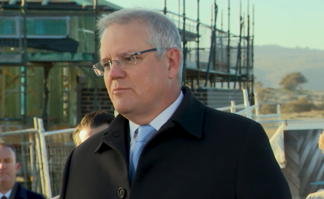 "Get Off The Grass!": Australian PM Told To Move During Announcement